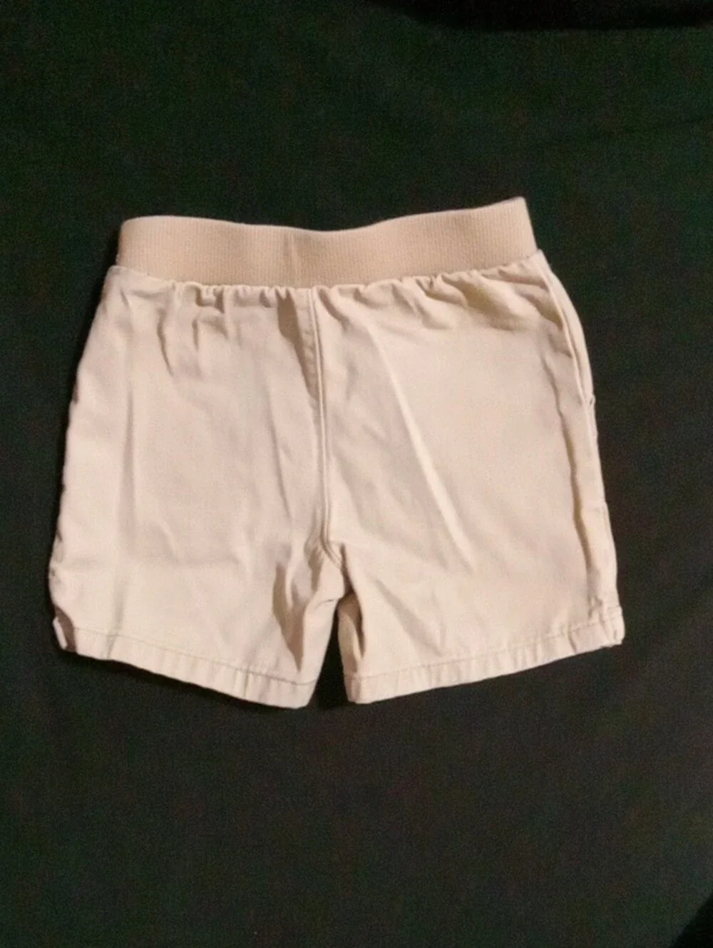 Carter's Tan Elastic Waist Shorts with Drawstring